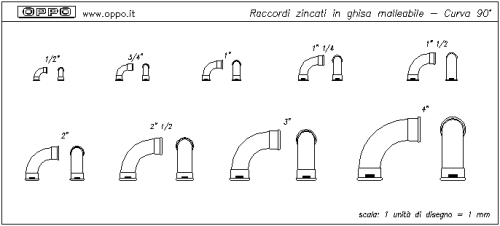 Raccordi pluviali dwg