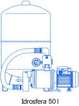 Elettropompe Autoclave -IDROSFERA 50 l