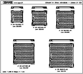 Chiusini in ghisa sferoidale classe B125