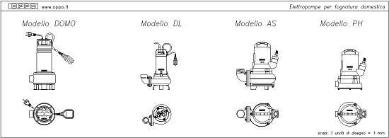 Elettropompe per fognatura domestica