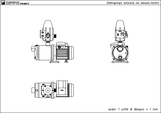 Elettropompa Autoclave con sensore Domino