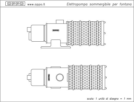 Elettropompa sommergibile per fontana