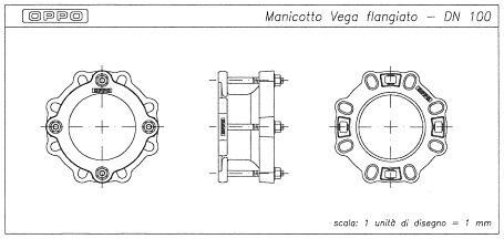 Manicotto Vega flangiato