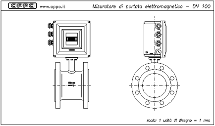 Misuratore di portata elettromagnetico