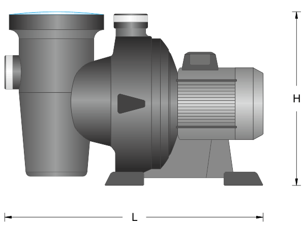 Elettropompa per piscina EPP-D