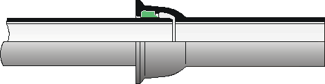 Tubo Fumo Per Stufa LANZZAS Fire Da 1000 Mm - Diametro 130 Mm, Colore Grigio Ghisa, Acciaio 2 Mm, Vernice Senotherm Resistente A 500°C