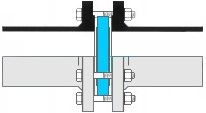 Limitatore automatico di portata interflange