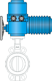 Attuatori elettrici per valvole a farfalla